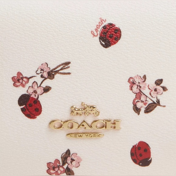 COACH PAYTON HOBO BAG WITH LADYBUG FLORAL PRINT - NWT - Picture 2 of 4